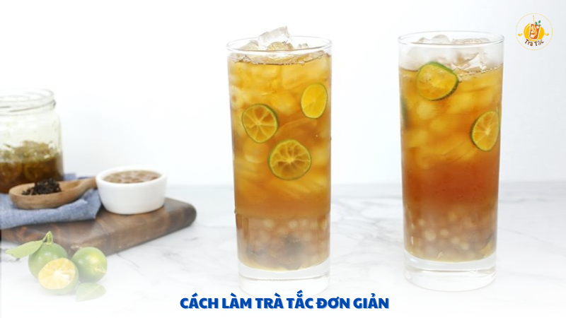 cách làm trà tắc đơn giản